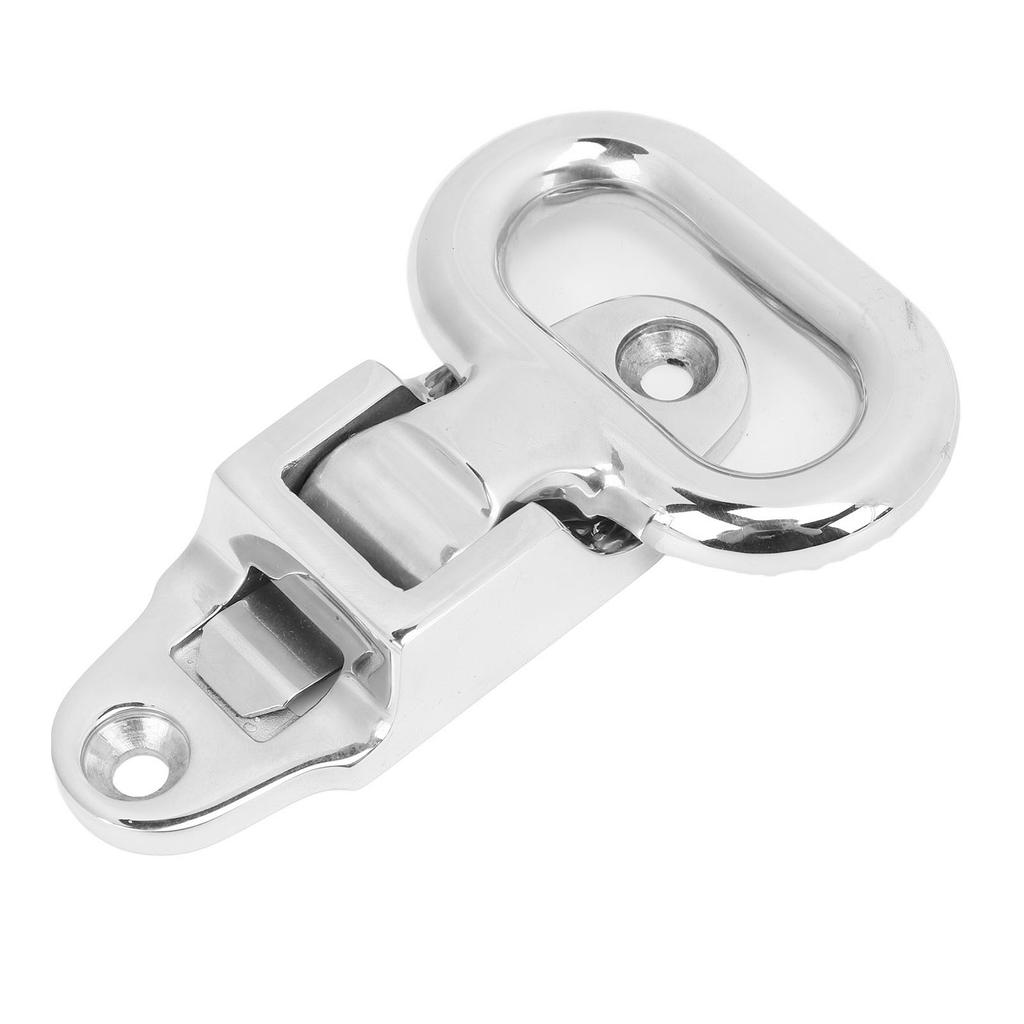 Folding Mast Step 316 Stainless Steel Mirror Polished Antislip Universal Fit for Boat RV Truck Yacht