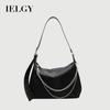 Large-Capacity Canvas Bag All-Match Casual One-Shoulder Messenger Chain Commuter Tote Bag