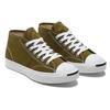 Converse Jack Purcell Round Toe Lace-Up Mid-Top Canvas Shoes Unisex Sneakers Green 168521C