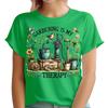 Gardening Is My Therapy Funny Garden Lover Gardeners Unisexs TShirts Top Ta91