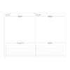 Planner 2026 Schedule March 2026 Weekly Weekly Vertical Souple Plus Lamp Black EDiT Book, Start, Notebook, Semi-A5, Three-Part Layout, 26SDR-ETH01-BK