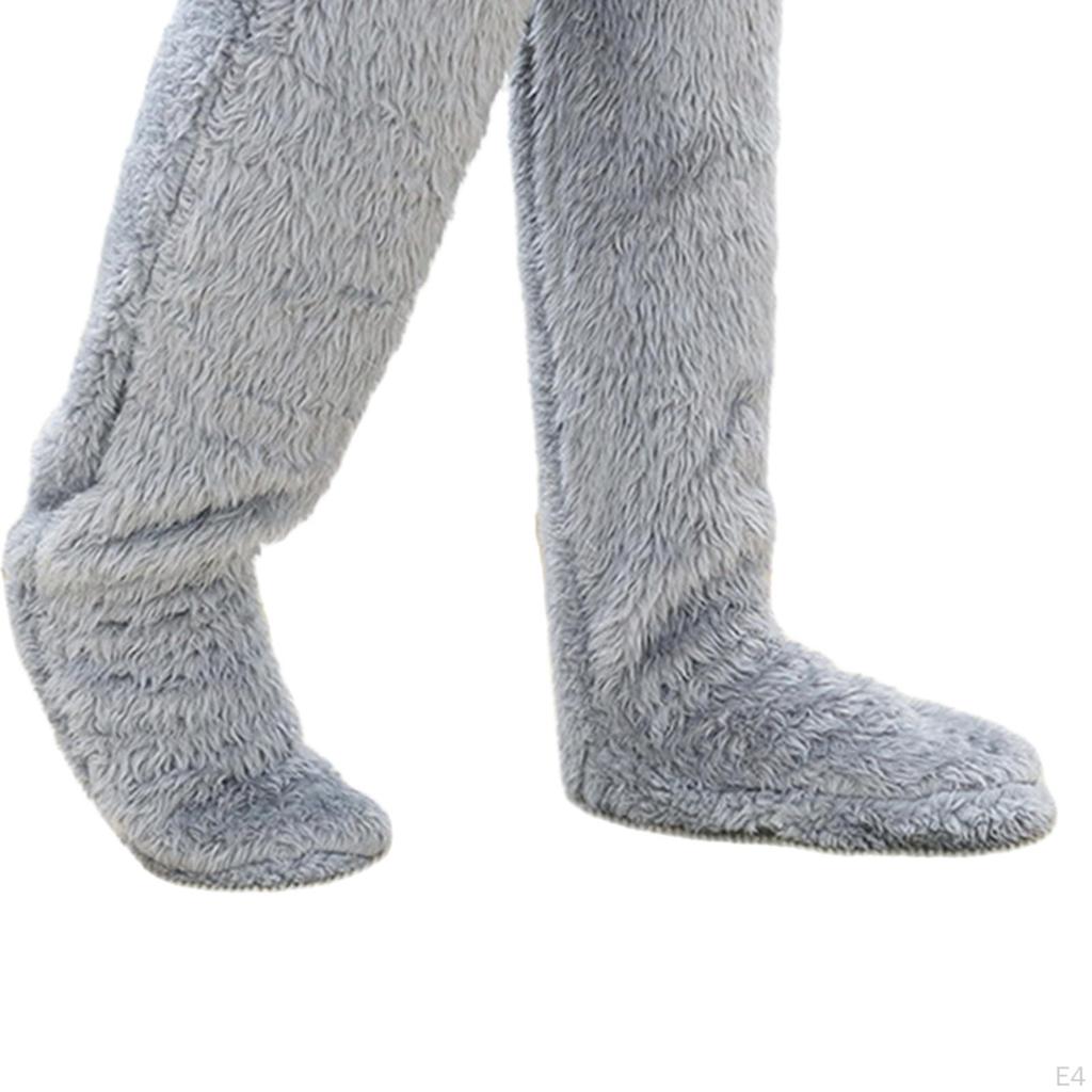 Cozy Winter Fleece Knee-High Socks for Women
