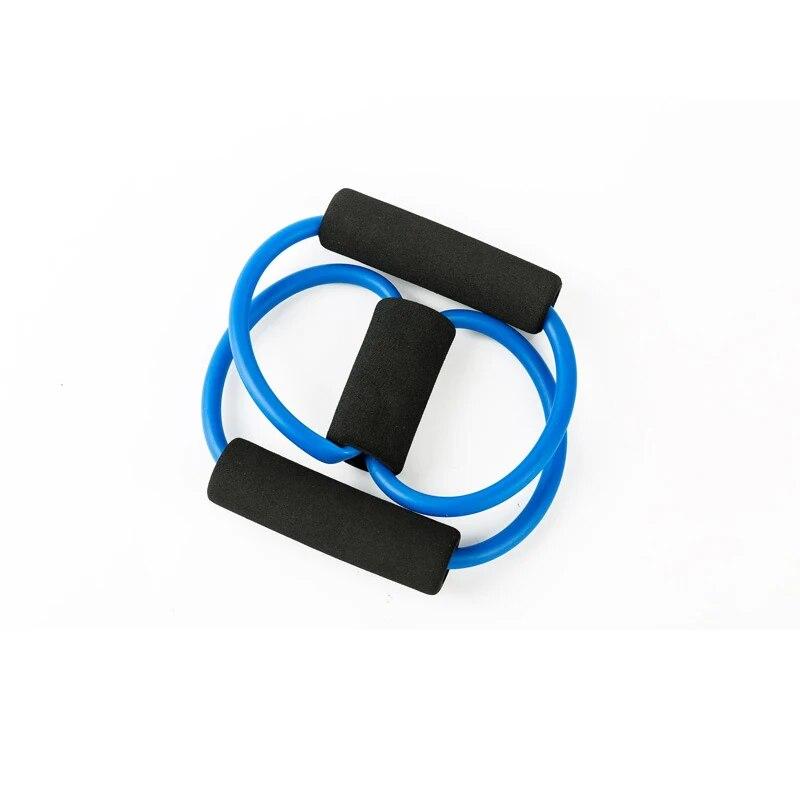 Resistance Fitness Band Yoga Gym Fitness Equipment Pull Rope Figure 8 Elastic Chest Expander Muscle Training Pull Rope