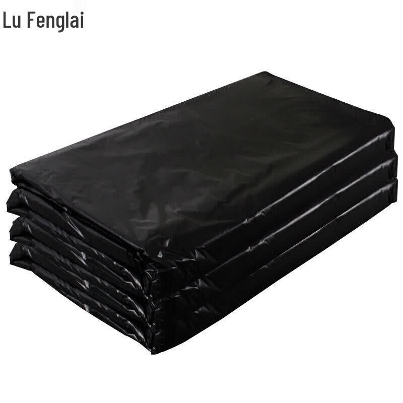 Heavy-Duty Black Plastic Storage & Garbage Bags