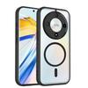 KEYSION Przezroczyste magnetyczne etui na telefon do HONOR X9d 5G Silikon+PC HD Przezroczysty odporny na wstrząsy tylny pokrowiec do Huawei Magic 8 Lite 5G