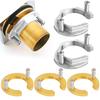 C Type Tap Faucet Anti-loosing Nut Cap Kitchen Fixing Fitting Kit Home Wash Basin Tool Fastening Circlip Washer Fixture Parts