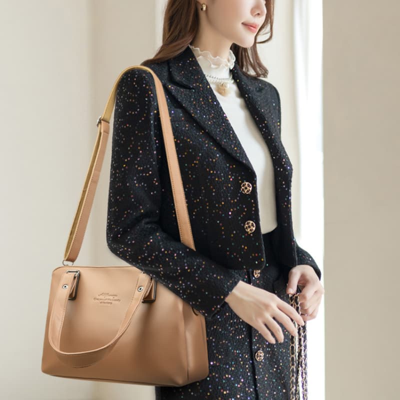 Simple and Stylish Tote Shoulder Bag Messenger Bag