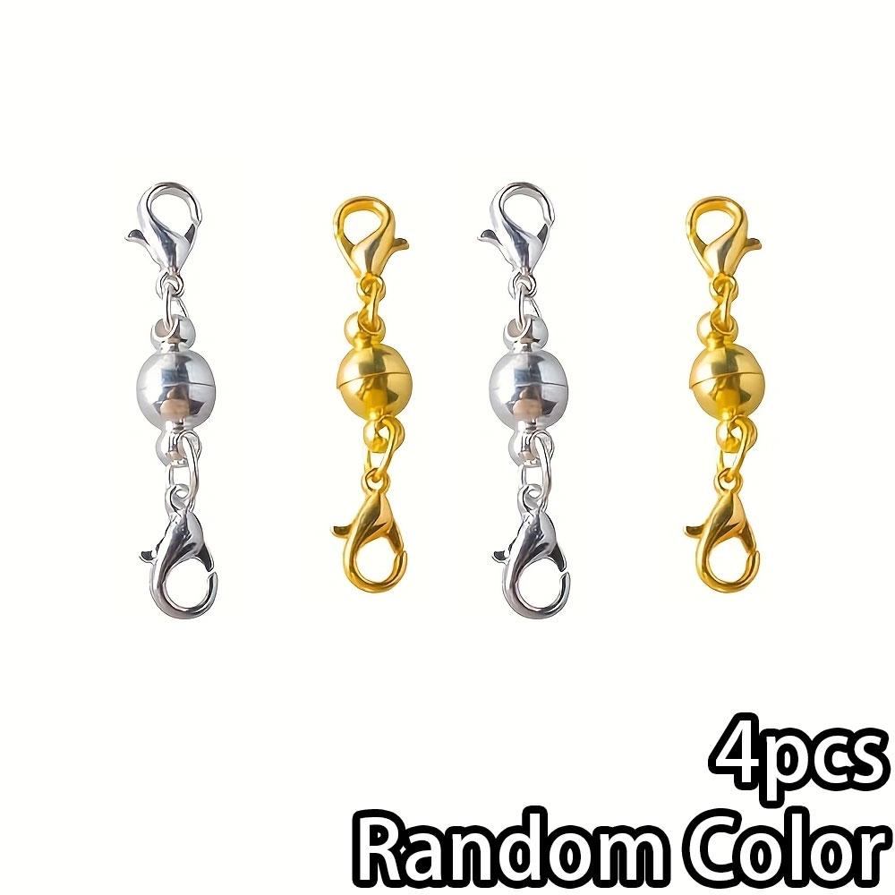 2/4/10pcs Simple and fashionable spherical buckle bracelet necklace connecting buckle double headed lobster buckle connector bracelet necklace