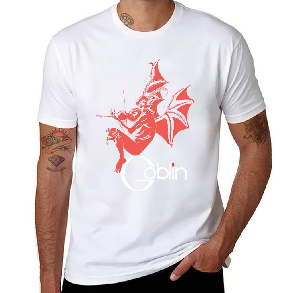 GOBLIN Band, GOBLIN, Progressive Rock, Dario T-Shirt Herren T-Shirts für Männer Herren T-Shirts Grafik Grafik T-Shirts für Männer T-Shirt