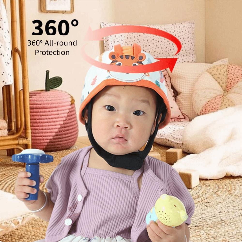 Breathable Baby Safety Hat Adjustable Toddler Safety Helmet Child Head Cushion  Crawling