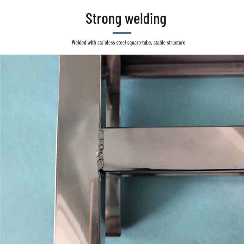201 Stainless Steel Square Work Stool