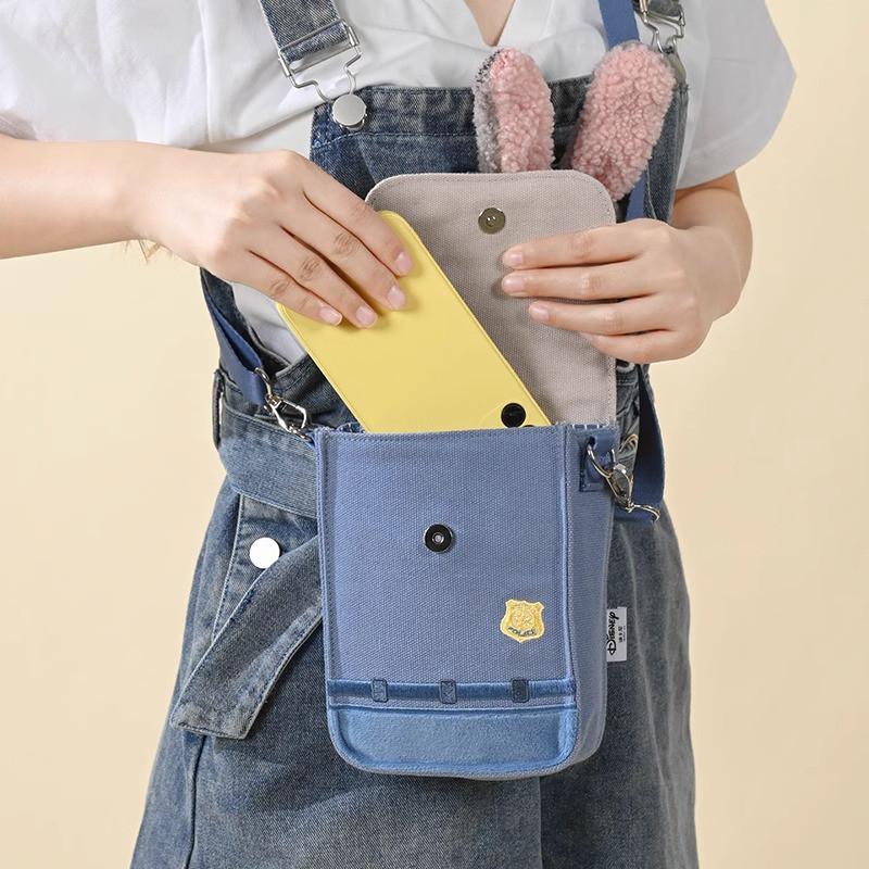 New Disney Cotton Crossbody Bag Unisex Multicolor QL-HWBD1798