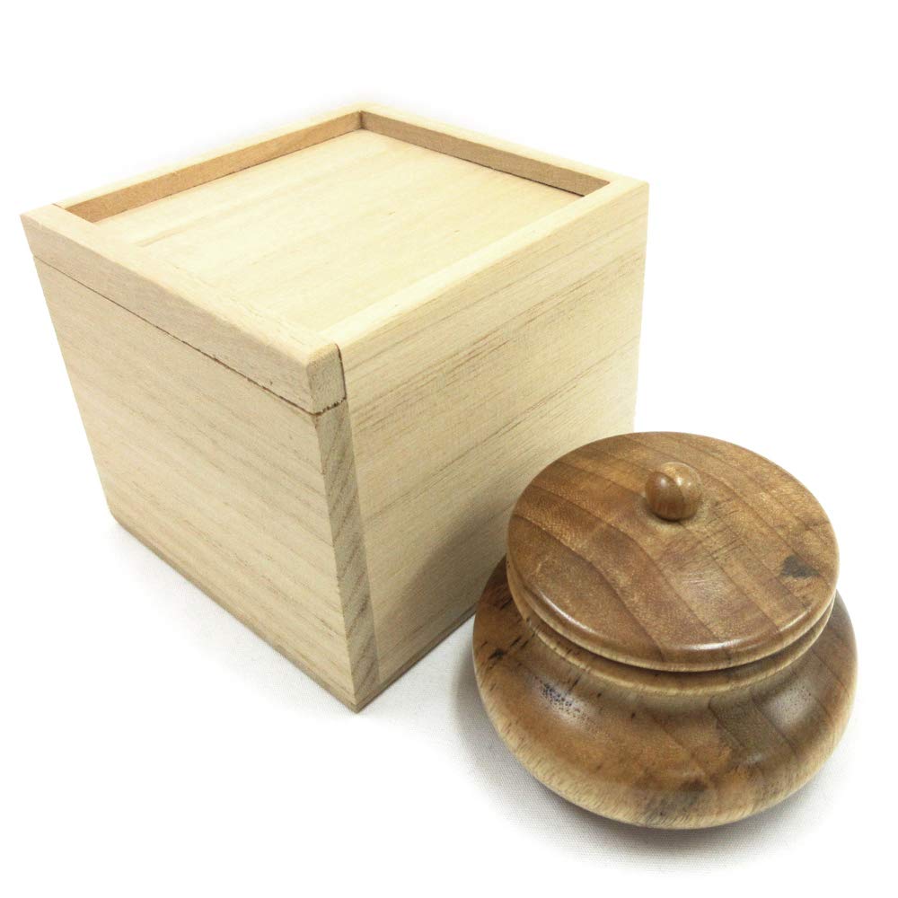 special Buddhist statue Medicine jar of Yakushi Nyorai with paulownia box dimensions of paulownia height length Made of camphor wood with lacquer 6993