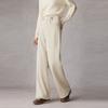 Elle French Style High-End Wide Leg Solid Color Simple Casual Pants Women pants Off-White EK40339