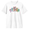Gratefuls Deads Vintage Dancing Bears Band T Shirts Cotton Top Tees Summer Short Sleeve T Shirt ONeck Harajuku Casual Tshirt