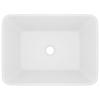 Luxury Wash Basin Matte White 41 X 30 X 12 Cm Ceramic