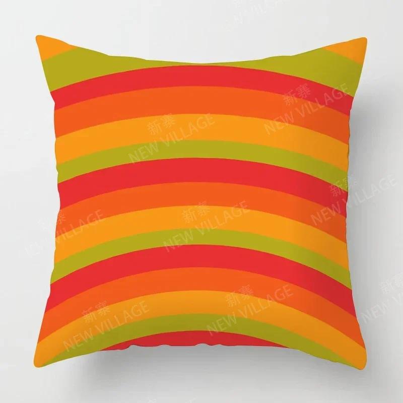 Nordic Fall Home Decor Autumn Throw Pillow Case Sofa Cushion Cover Modern   Geometry