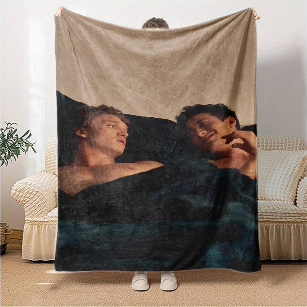 Romantic Night Covers Blanket Soft Throw Blanket For Home Bedroom Bed Sofa Travel Office Solid Christmas Blanket