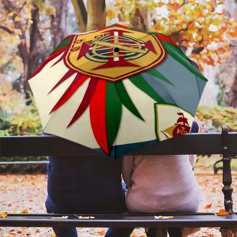 Royal Emblem Nautical Pride Folding umbrella Suitable for all seasons Suitable for all seasons Gift Three folds printing