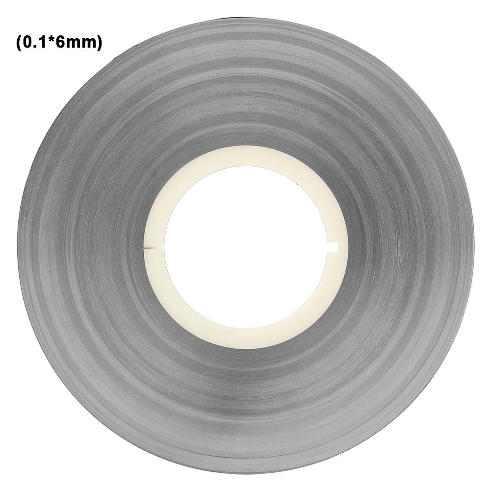 0.1mm Nickel Steel Nickel Plated Strip Tape Battery Spot Welding Tape 1KG (0.1 * 6mm)