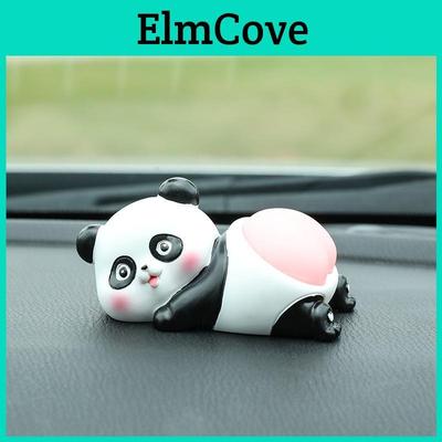 Décoration de Voiture Animale Résine Mignon Dessin Animé Lapin Ornement de Voiture Cadeau Pour Enfants et Adolescents