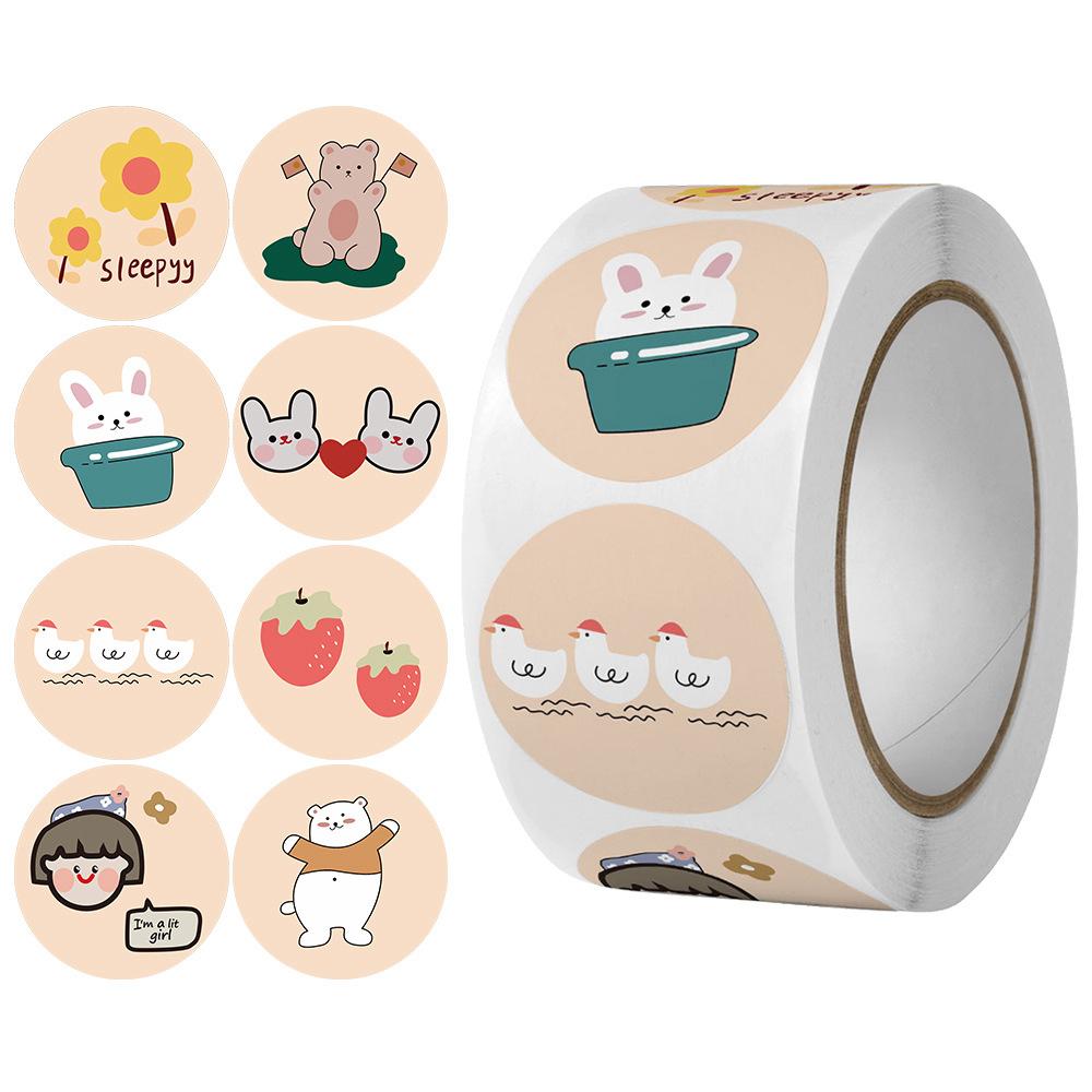 High-Standard 500Pcs/Roll High-Standard Reward Premium-Quality Stickers Top-Grade For Youngsters Top-Grade Children Superior-Grade Kindergarten
