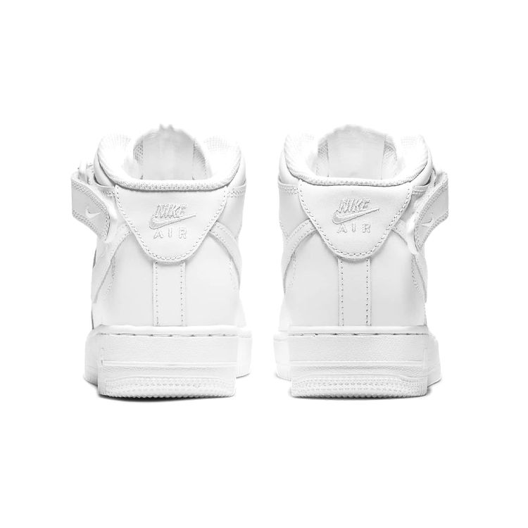 Nike Air Force 1 Mid LE GS Triple White Kids Sneakers DH2933-111