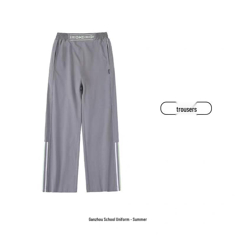 Ganzhou School Uniform: Standard Short-Sleeved Sports Set for Summer and Autumn 115cm