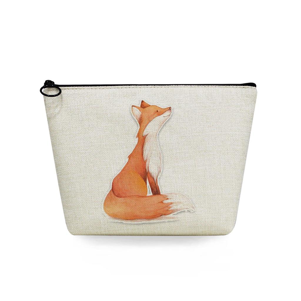 Women Cat Print Cosmetic Bag Toiletries Organize Travel Storage Case 6744