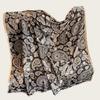 Hangzhou Silk Satin Brocade Scarf 110x110: Versatile Large Silk Feel Shawl for Air Conditioning