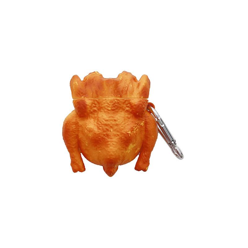 Creative Funny Fried Chicken AirPods Pro Protective Cover Apple 1 Generation Three Generations Bluetooth Headset Soft Case Personality