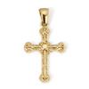 2 PCs 304 Stainless Steel Retro Charm Gold Plated Key Cross Wing Butterfly Pendant For DIY Necklace Bracelet Jewelry Making