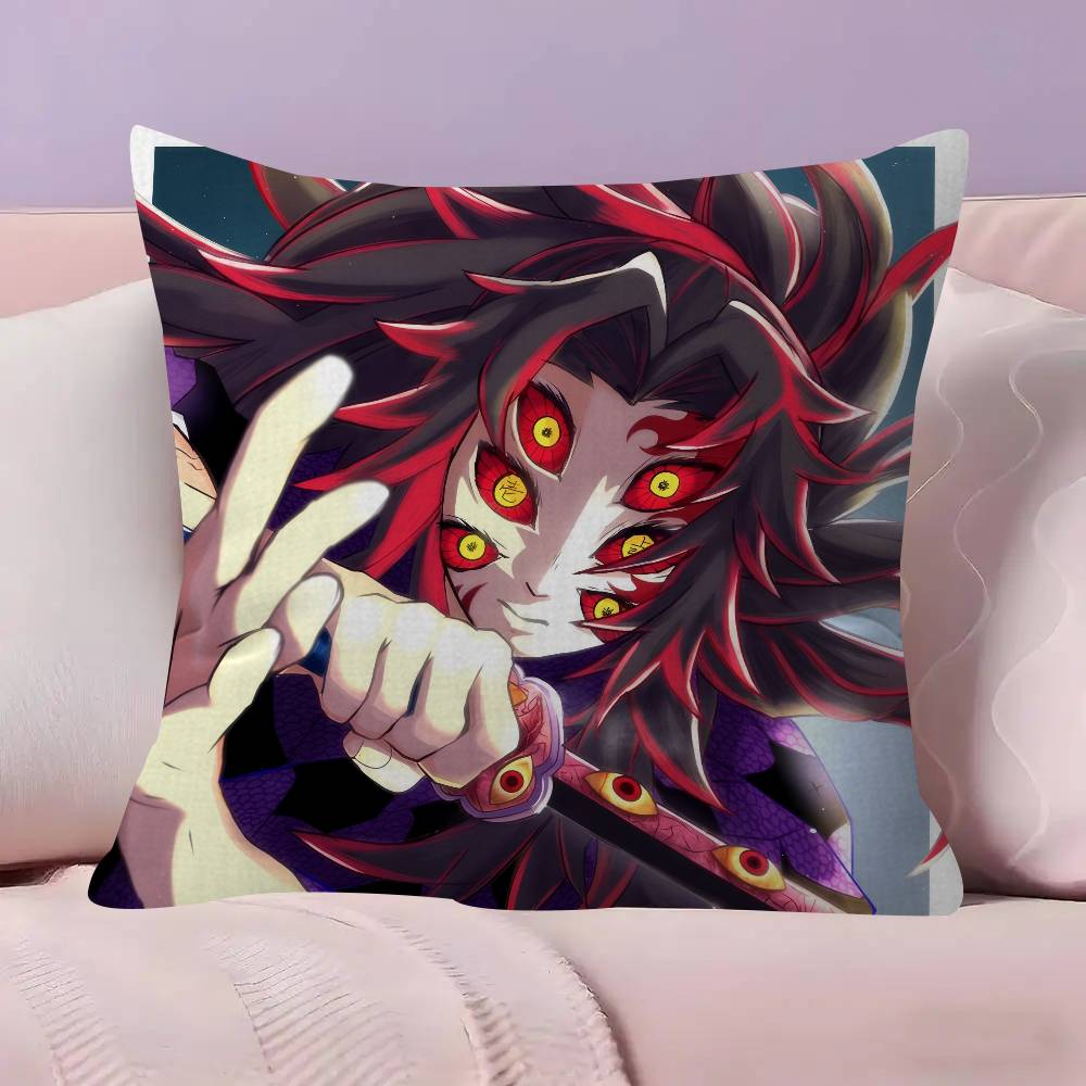Decorative Room Aesthetics Pillow Case Home Decor Bedroom Sofa Bed Couch Pillow Cover 45x45 Cute Kkokushibo anime Oofficial