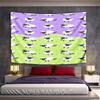 Happy Cartoon Sheep Pattern Design Pattern Wall Hanging Tapestry Decorative Tapestry Home Decor for Bedroom and Living Room