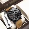 New Top Brand Multi-function Waterproof Men's Watch New Sports Quartz Calendar Watch