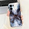 For Oppo Reno13 / Reno13F 4G 5G / Reno 13 Pro Phone Case Soft Smooth Silicone Capa Moon Night Artistic Marble Printed Back Cover