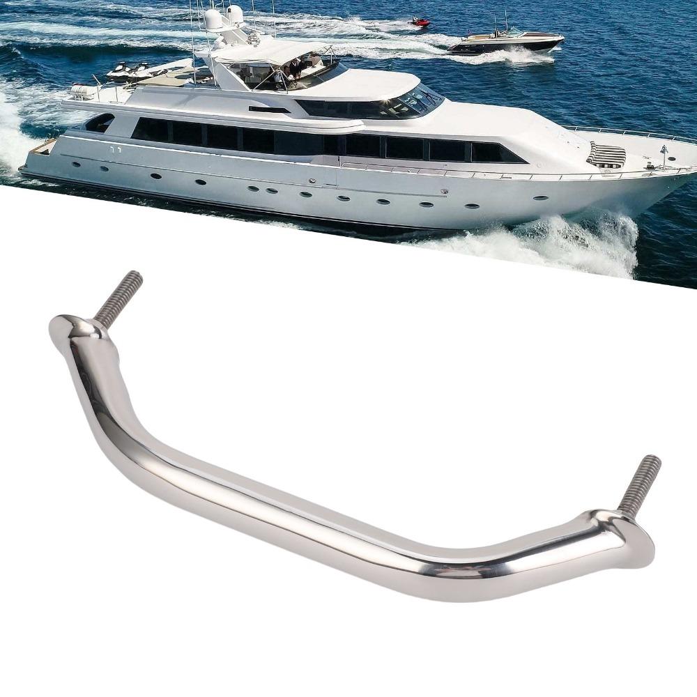 Polished Finish Boat Grab Bar 304 Stainless Steel Door Grab Bar Marine Boat Handle Boat Hardware