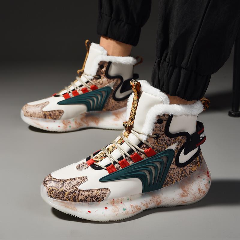 Botas de tornozelo de inverno botas de neve masculinas botas de couro de pele quente de natal cowboy esporte sapatos de alta qualidade casuais ao ar livre clássico