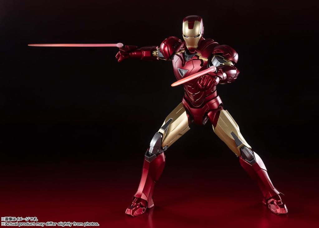 TAMASHII NATIONS S.H.Figuarts Iron Man Mark VI (THE INFINITY SAGA) Approximately 150mm PVC & ABS & Die-cast Painted Movable Figure
