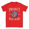 Project Hail Mary Missionsaufnäher EST 2021 T-Shirt Sommer 100% Baumwolle T-Shirts Für Herren Lässiges T-Shirt Kurzarm Kleidung