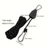 6pcs Camping Tent Guyline Tensioner with Sunshade Rope