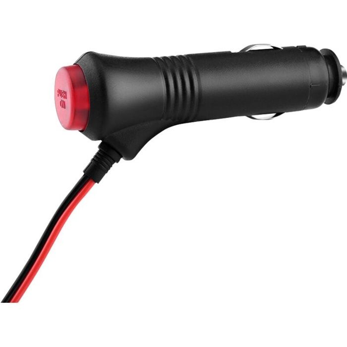 Cigarette Lighter Socket Adapter - AIMOONSA - 12V-24V - Switch Button - Red LED Indicator - 1.5 M Cable