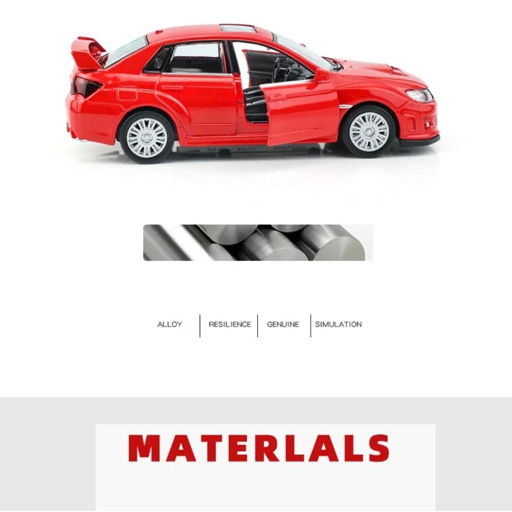 1/36 Subaru WRX STI Car Styling Licensed Diecast Car Model Toy Alloy Metal High Simulation for Collection Gifts F44