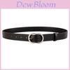 Fashion Leather Belt With Metal Pin Buckle For Casual And Office Wear Womens Accessories