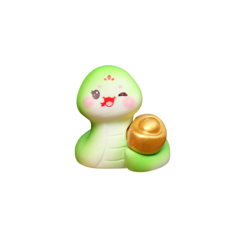 Zodiac Little Snake Doll New Year Blind Box Accessories: Mini Landscape Desktop Decorations