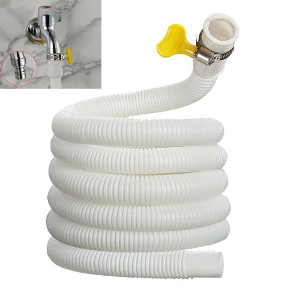 Laundry Room Washing Machine Inlet Lengthened Hose Air Conditioning Drain Pipe Kitchen Bathroom Extension Tube 3 Meters
