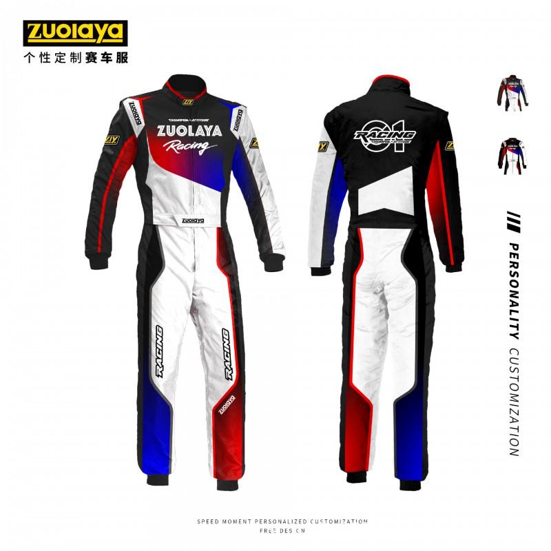 F1 Style Go Kart Racing Suit Adult Kids Long Sleeve Breathable Riding Gear Off-road Buggy Use