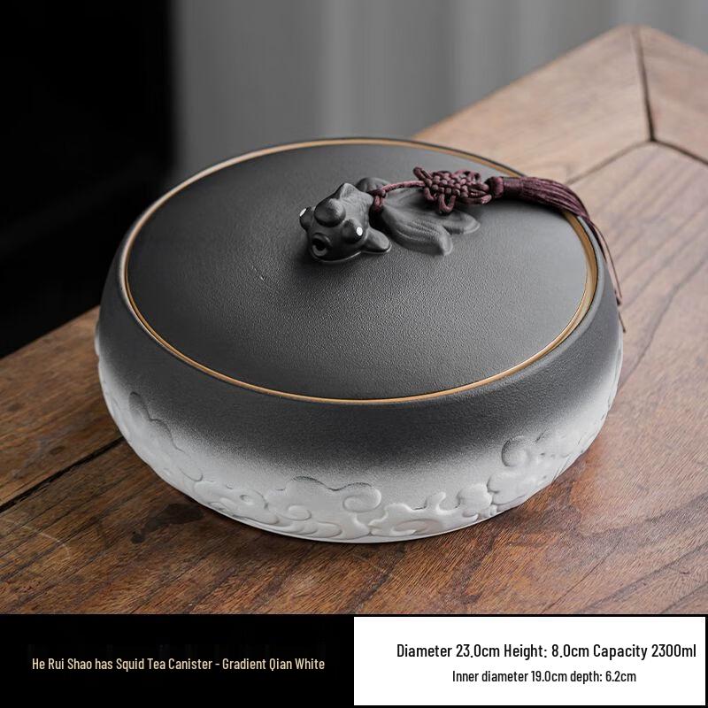 Handcrafted Ceramic Puer Tea Storage Jar