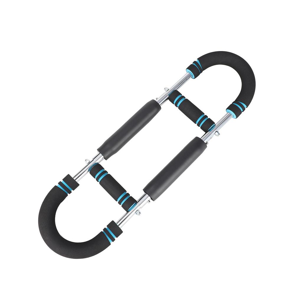Adjustable U-Shaped Arm Trainer: Multifunctional Spring Strength Bar for Chest & Fitness Workouts.
