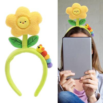 Sevimli Çiçekli Saç Bantları Cosplay Yaratıcı Başlıklar Saç Bantları Başlıklar Makyaj Yüz Yıkama Saç Bantları Doğum Günü Partisi